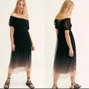 Free People Piper Ombre Midi Dress S
